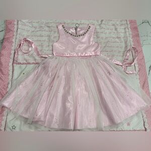 5, American Princess Pink Dress with Gem Details
